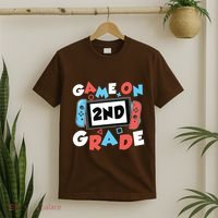 Game On 2nd Grade Second First Day School Gaming Gamer T-Shirt thumb 2