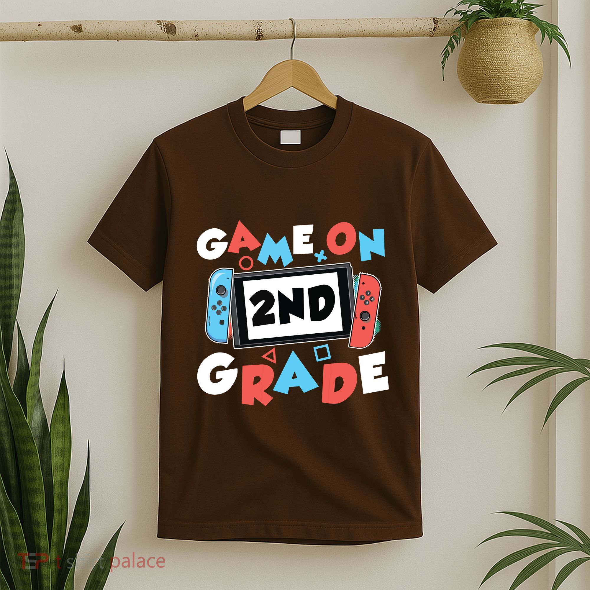 Game On 2nd Grade Second First Day School Gaming Gamer T-Shirt