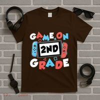 Game On 2nd Grade Second First Day School Gaming Gamer T-Shirt thumb 5