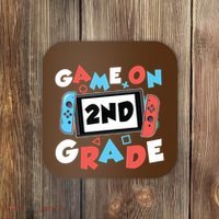 Game On 2nd Grade Second First Day School Gaming Gamer Coaster thumb 0