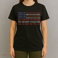 Gun Owner 2a Second Amendment Freedom Flag Quote T-Shirt thumb 4