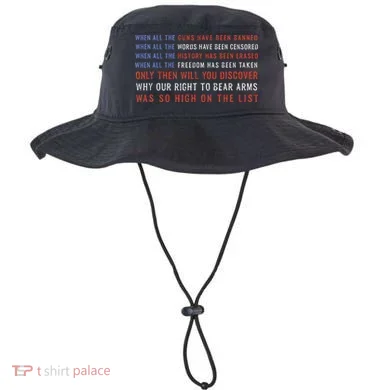 Gun Owner 2a Second Amendment Freedom Flag Quote Bucket Hat