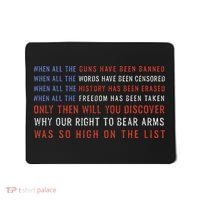 Gun Owner 2a Second Amendment Freedom Flag Quote Mousepad thumb 0