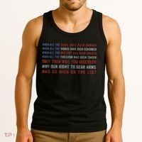 Gun Owner 2a Second Amendment Freedom Flag Quote Tank Top thumb 3