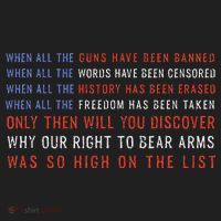 Gun Owner 2a Second Amendment Freedom Flag Quote Golf Towel thumb 3