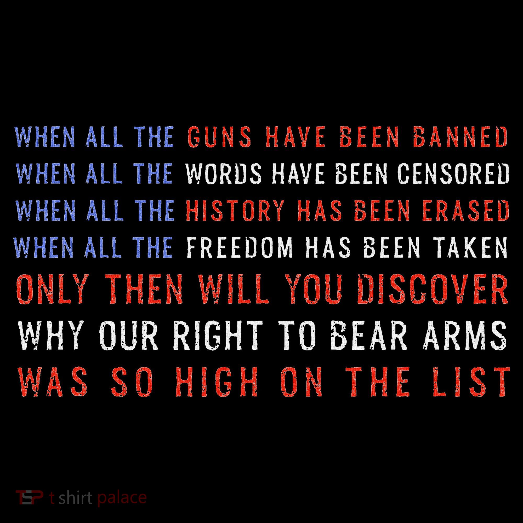 Gun Owner 2a Second Amendment Freedom Flag Quote Women's T-Shirt