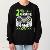 Game On 2nd Grade Back To School Funny Gamer Women's Sweatshirt thumb 0