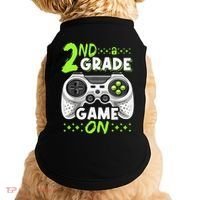 Game On 2nd Grade Back To School Funny Gamer Doggie Tank thumb 0