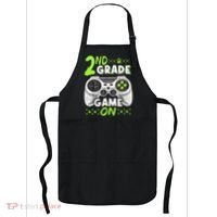 Game On 2nd Grade Back To School Funny Gamer Apron thumb 0