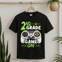 Game On 2nd Grade Back To School Funny Gamer T-Shirt thumb 2