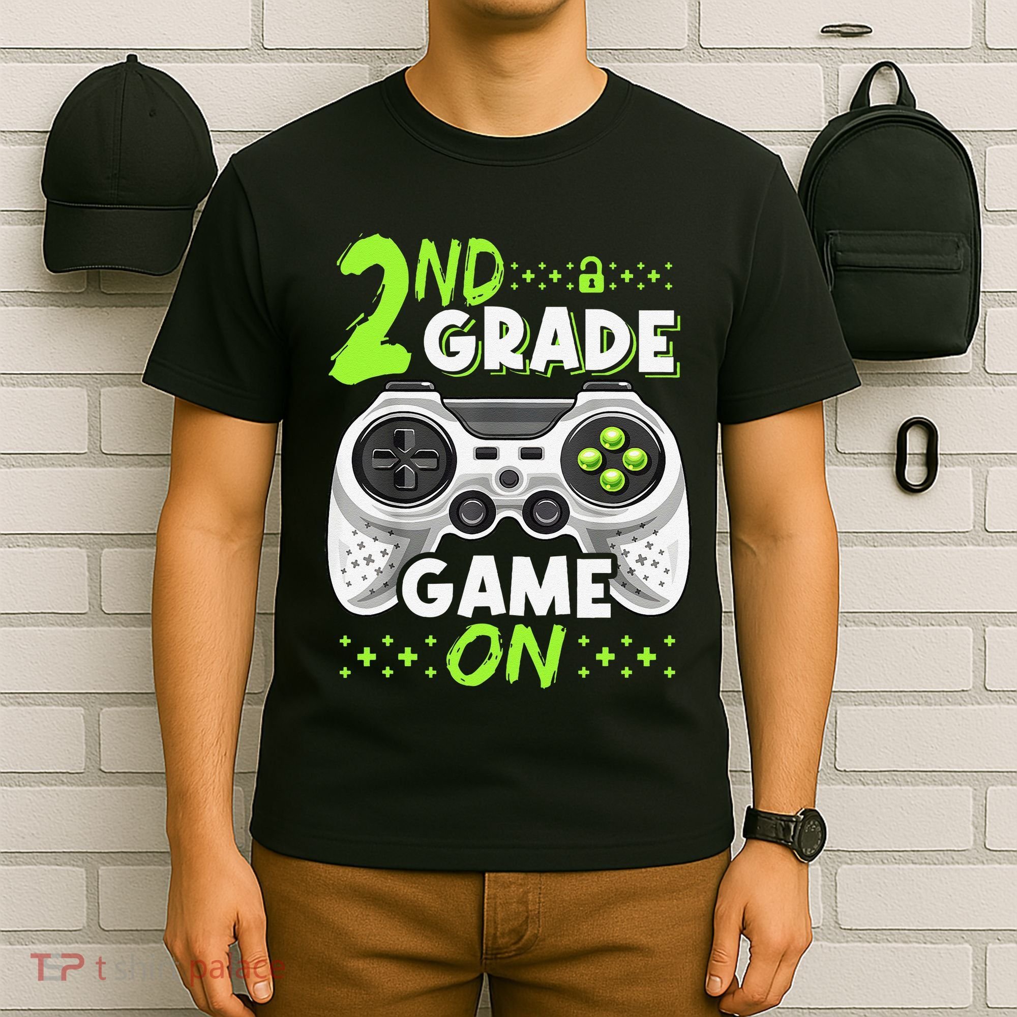 Game On 2nd Grade Back To School Funny Gamer T-Shirt