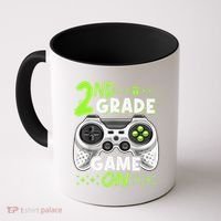 Game On 2nd Grade Back To School Funny Gamer Coffee Mug thumb 0