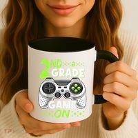 Game On 2nd Grade Back To School Funny Gamer Coffee Mug thumb 3