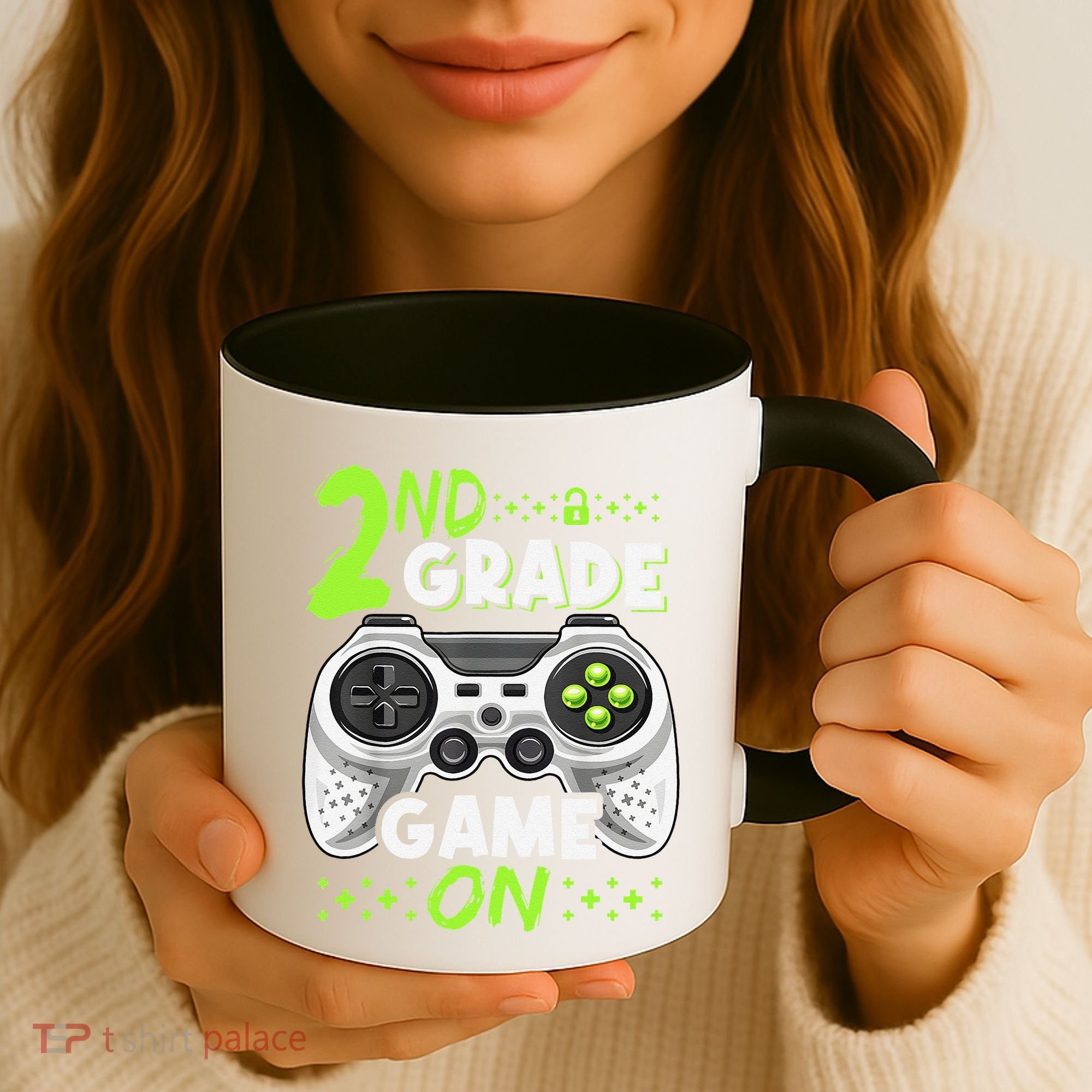 Game On 2nd Grade Back To School Funny Gamer Coffee Mug