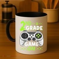 Game On 2nd Grade Back To School Funny Gamer Coffee Mug thumb 4