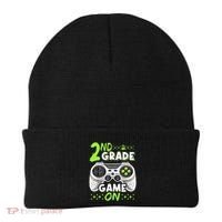 Game On 2nd Grade Back To School Funny Gamer Beanie thumb 0