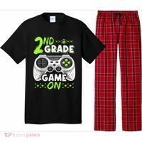 Game On 2nd Grade Back To School Funny Gamer Pajama Set thumb 0