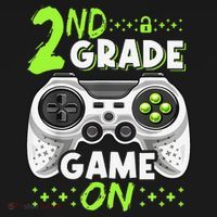 Game On 2nd Grade Back To School Funny Gamer Women's Hoodie thumb 2