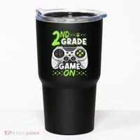 Game On 2nd Grade Back To School Funny Gamer Tumbler thumb 0