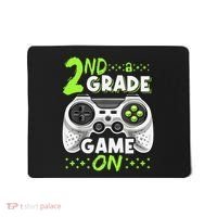 Game On 2nd Grade Back To School Funny Gamer Mousepad thumb 0