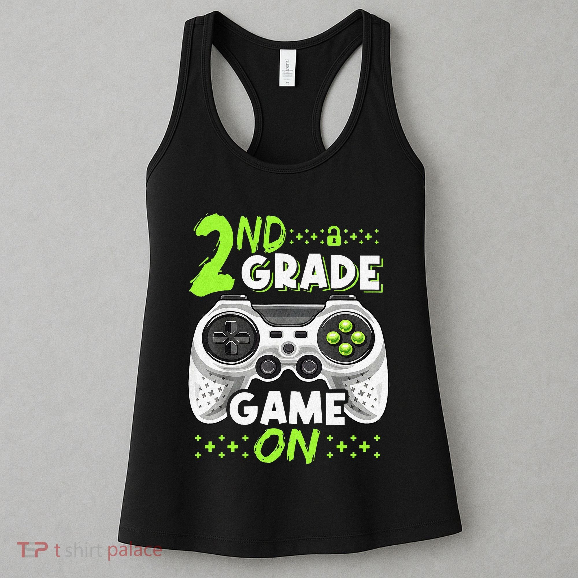 Game On 2nd Grade Back To School Funny Gamer Women's Tank Top