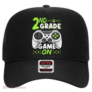 Game On 2nd Grade Back To School Funny Gamer Hat
