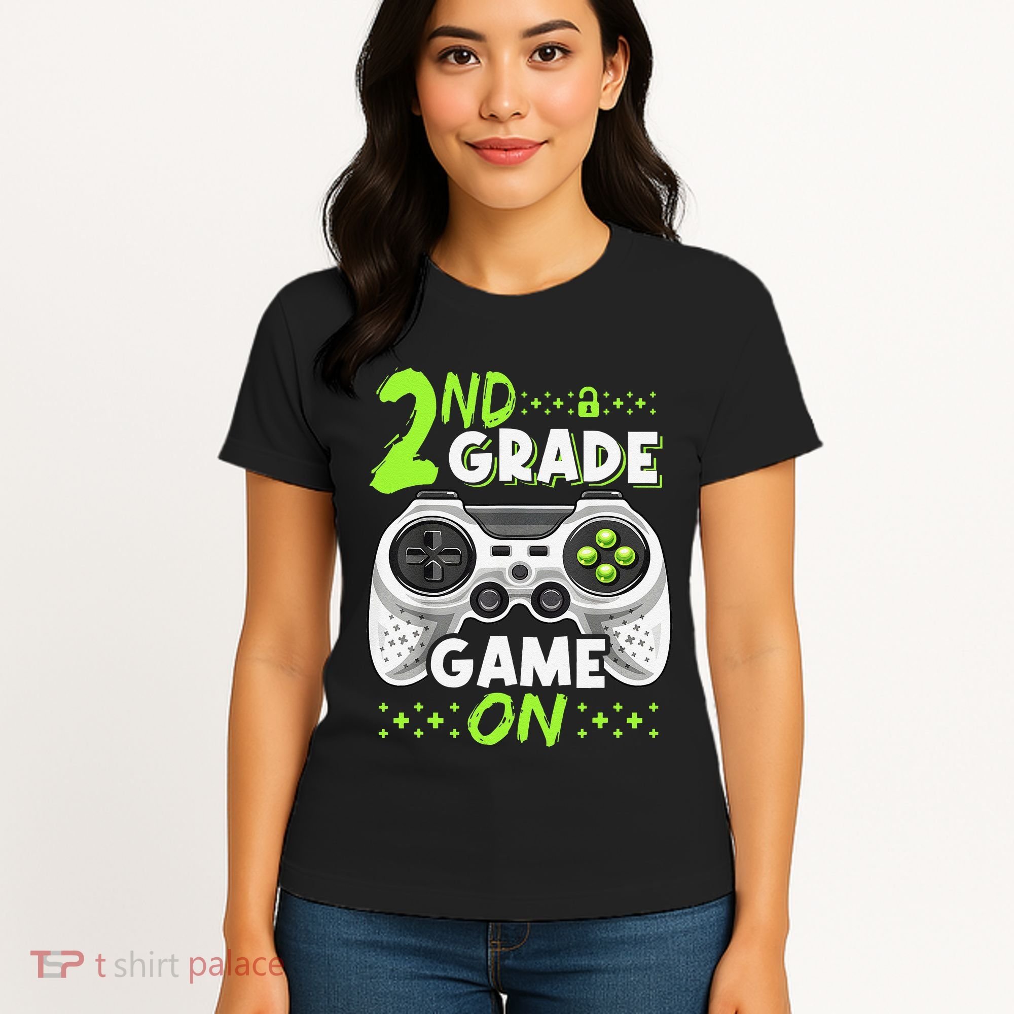 Game On 2nd Grade Back To School Funny Gamer Women's T-Shirt