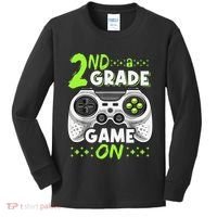 Game On 2nd Grade Back To School Funny Gamer Kids Long Sleeve Shirt thumb 0