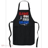 Game On 2nd Grade With Baseball Player First Day Of School Apron thumb 0
