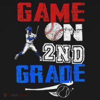Game On 2nd Grade With Baseball Player First Day Of School Women's Hoodie thumb 2
