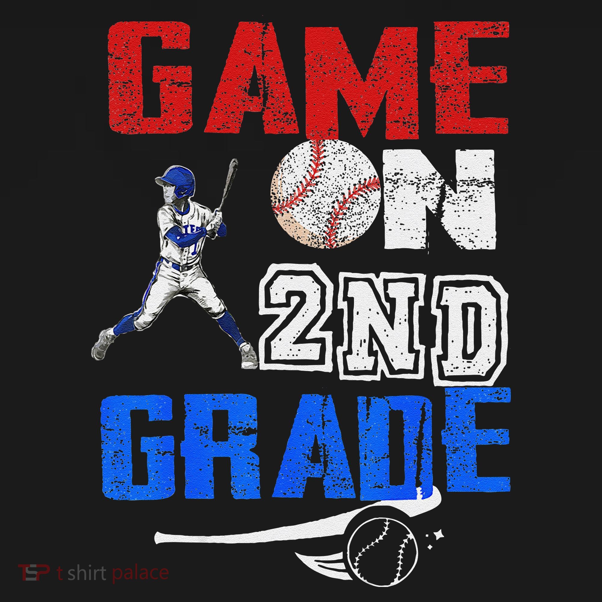 Game On 2nd Grade With Baseball Player First Day Of School Women's Hoodie