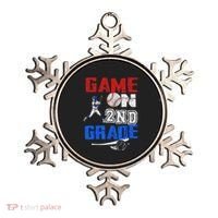 Game On 2nd Grade With Baseball Player First Day Of School Ornament thumb 0