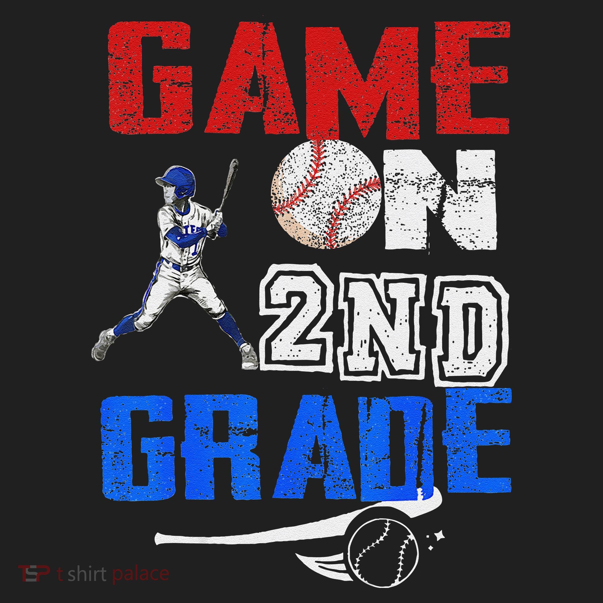 Game On 2nd Grade With Baseball Player First Day Of School Hat