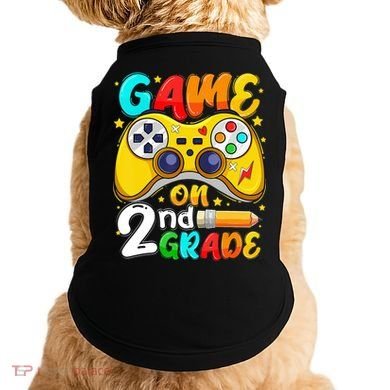 Game On 2nd Grade Back To School Gamer Doggie Tank