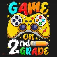 Game On 2nd Grade Back To School Gamer Apron thumb 3