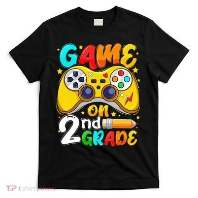 Game On 2nd Grade Back To School Gamer T-Shirt