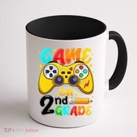 Game On 2nd Grade Back To School Gamer Coffee Mug thumb 1