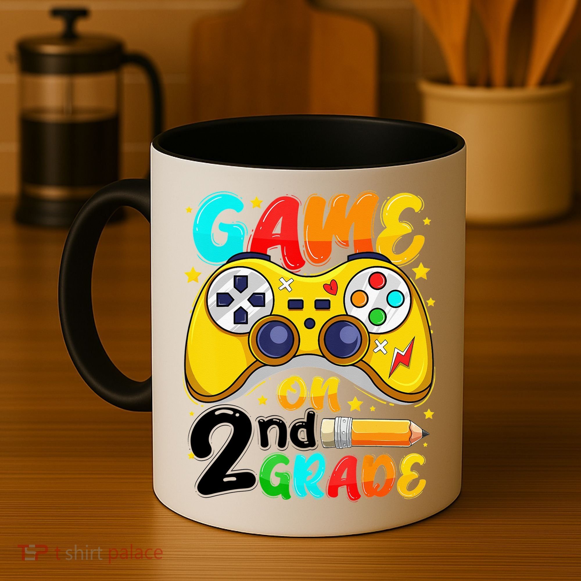 Game On 2nd Grade Back To School Gamer Coffee Mug