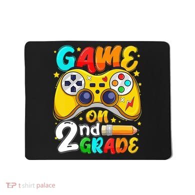 Game On 2nd Grade Back To School Gamer Mousepad