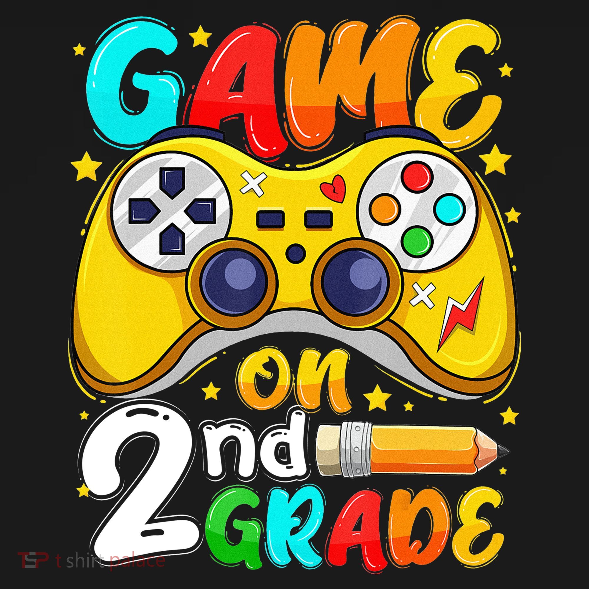Game On 2nd Grade Back To School Gamer Mousepad