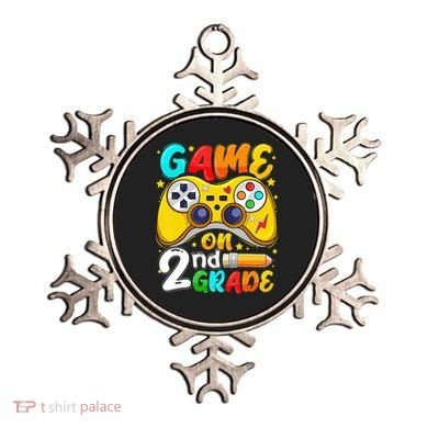 Game On 2nd Grade Back To School Gamer Ornament