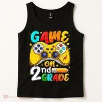 Game On 2nd Grade Back To School Gamer Tank Top thumb 2