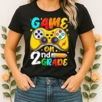 Game On 2nd Grade Back To School Gamer Women's T-Shirt thumb 2