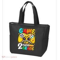 Game On 2nd Grade Back To School Gamer Tote Bag thumb 3