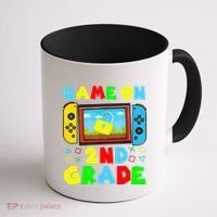 Game On 2nd Grade Back To School Funny Gamer Coffee Mug thumb 1