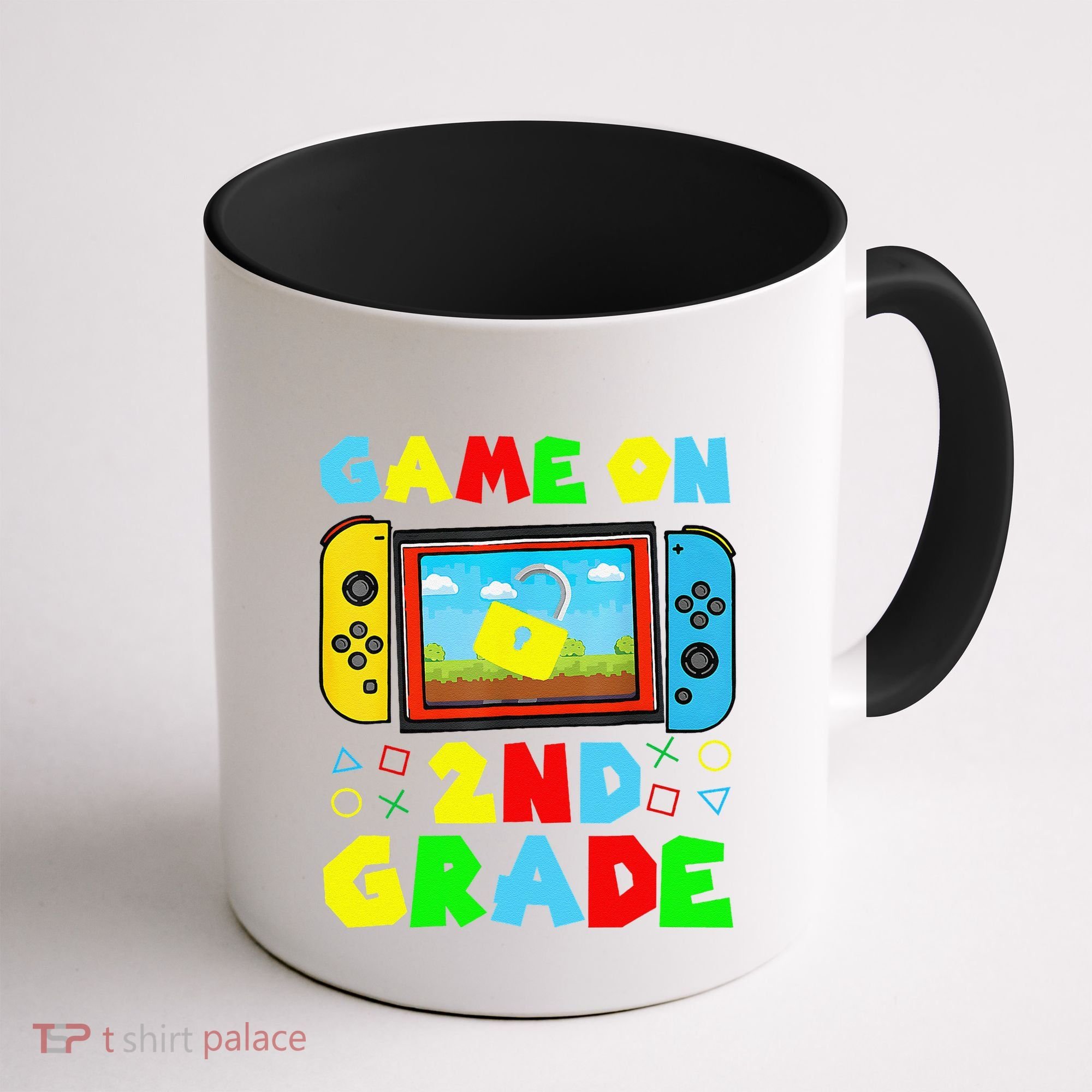 Game On 2nd Grade Back To School Funny Gamer Coffee Mug
