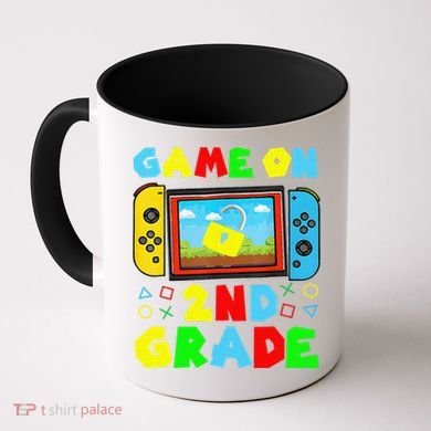 Game On 2nd Grade Back To School Funny Gamer Coffee Mug