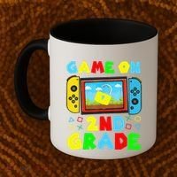 Game On 2nd Grade Back To School Funny Gamer Coffee Mug thumb 2