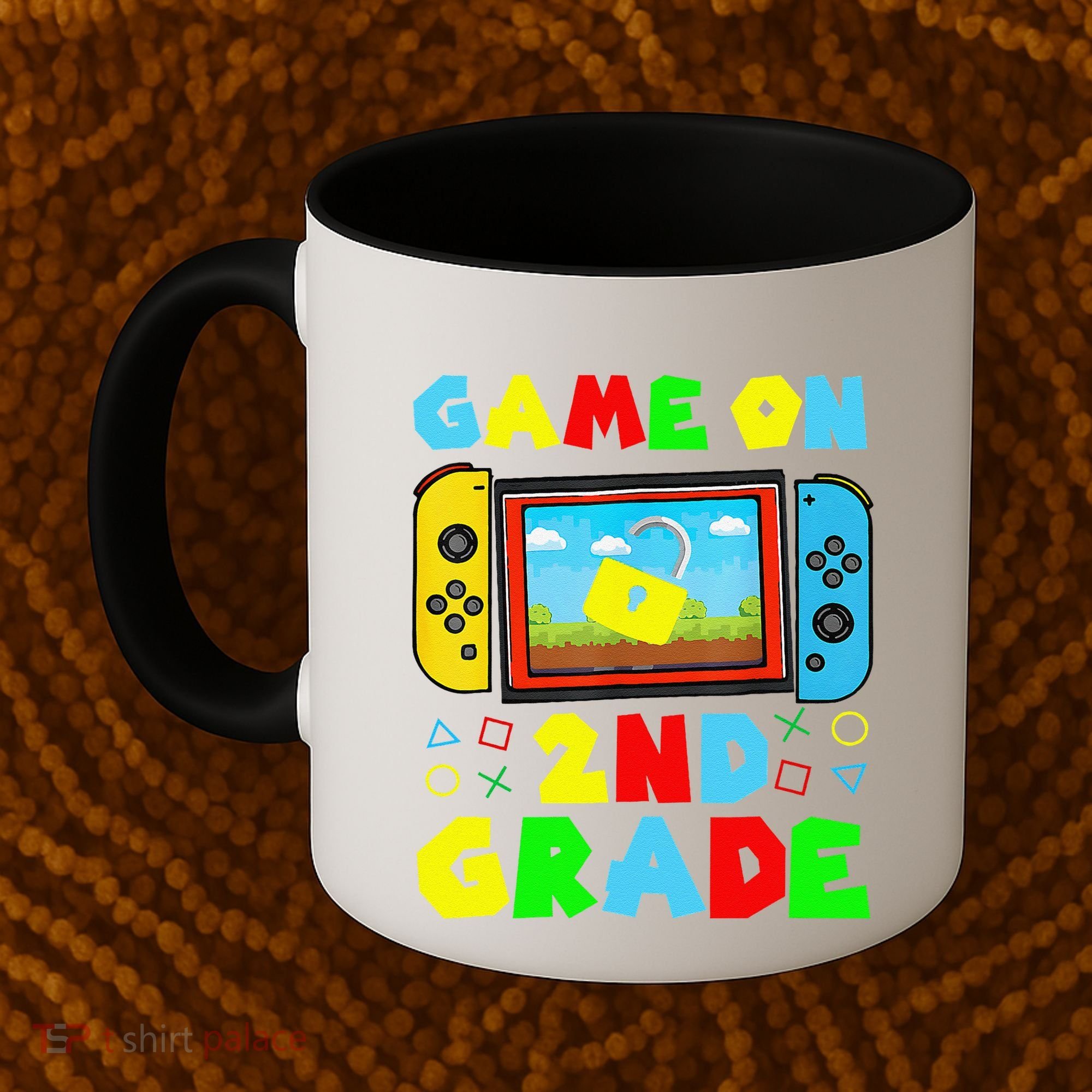 Game On 2nd Grade Back To School Funny Gamer Coffee Mug