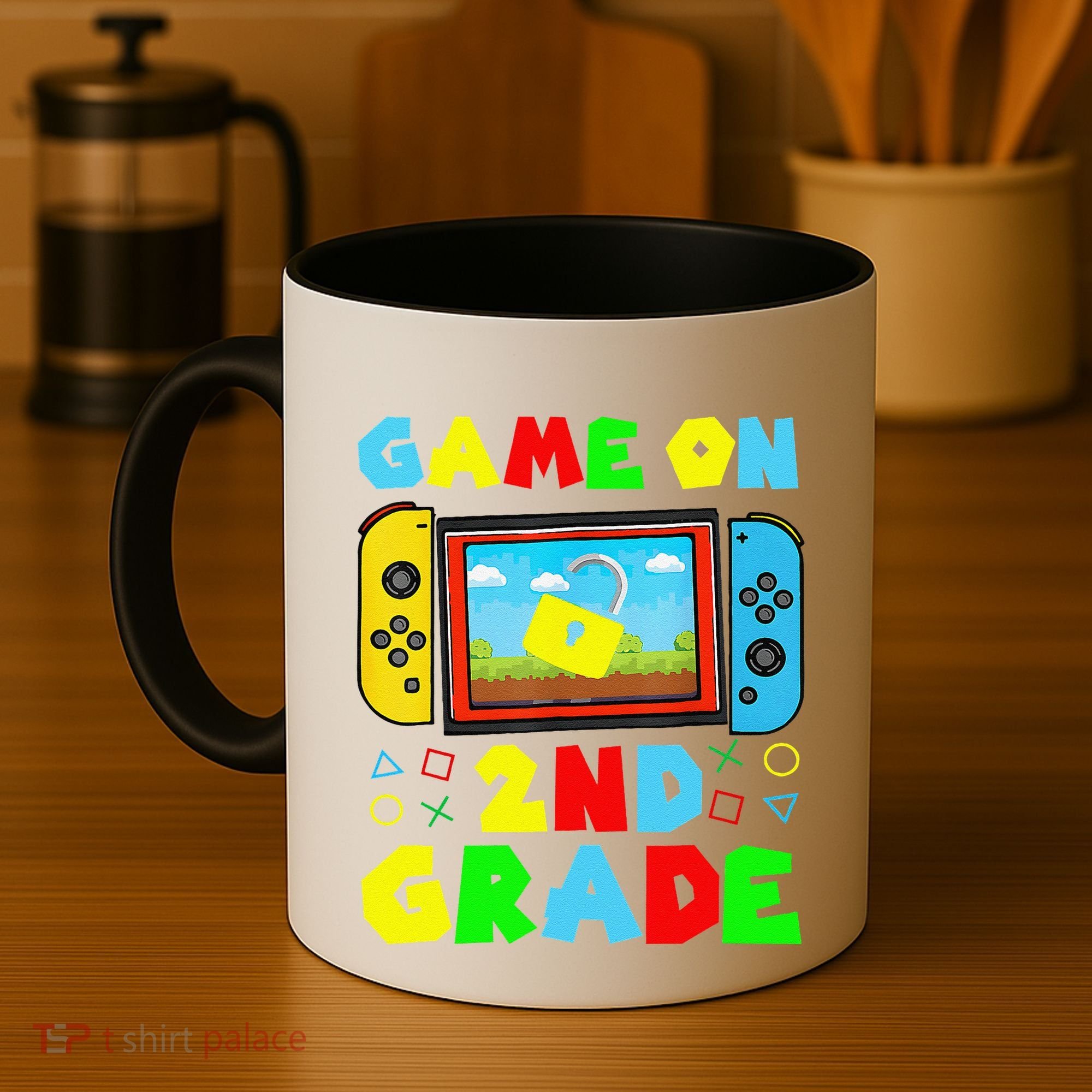 Game On 2nd Grade Back To School Funny Gamer Coffee Mug